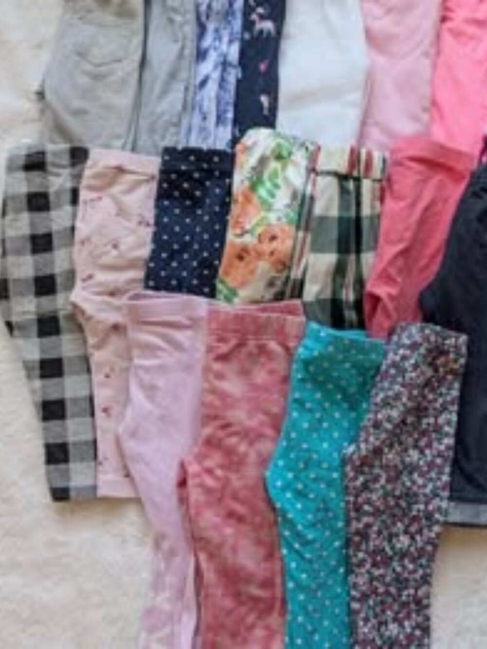 19 pairs of Toddler Girl Pants size 18M